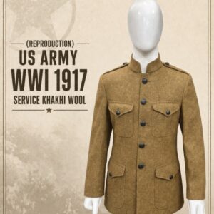(REPRODUCTION) US Army WWI 1917 Service Khakhi wool
