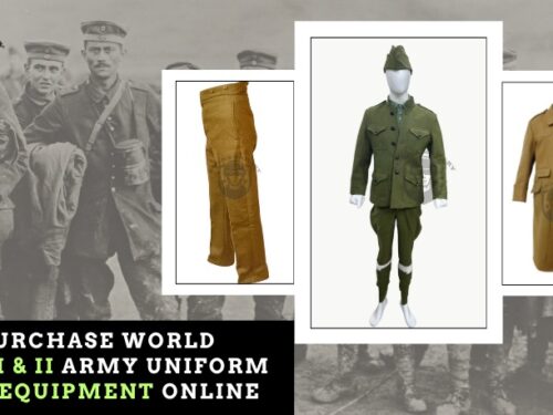 Purchase World War I & II Army Uniforms and Equipment Online