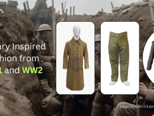 Military Inspired Fashion from WW1 and WW2