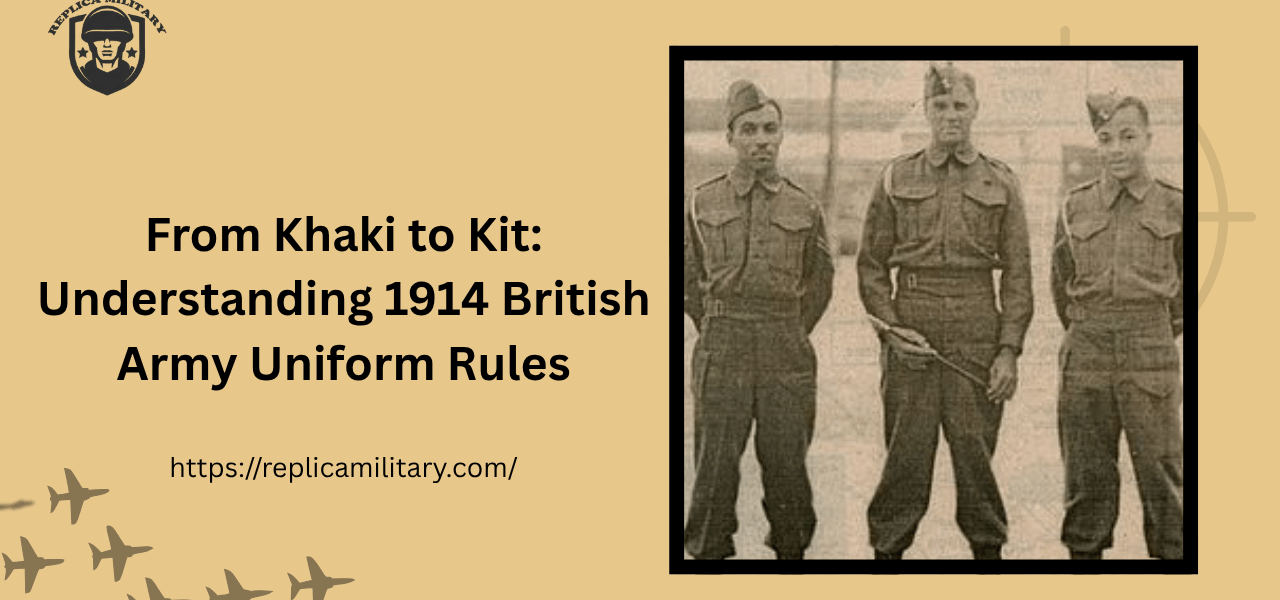 British army dress regulations 1914
