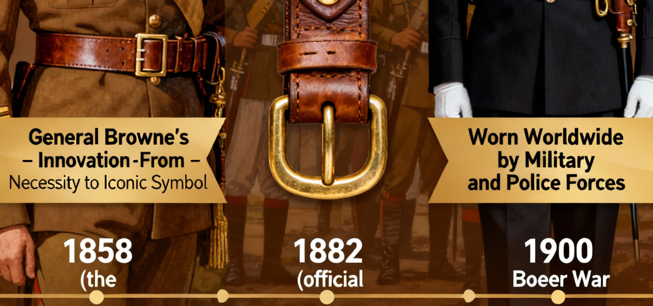 British police-style Sam Browne belt