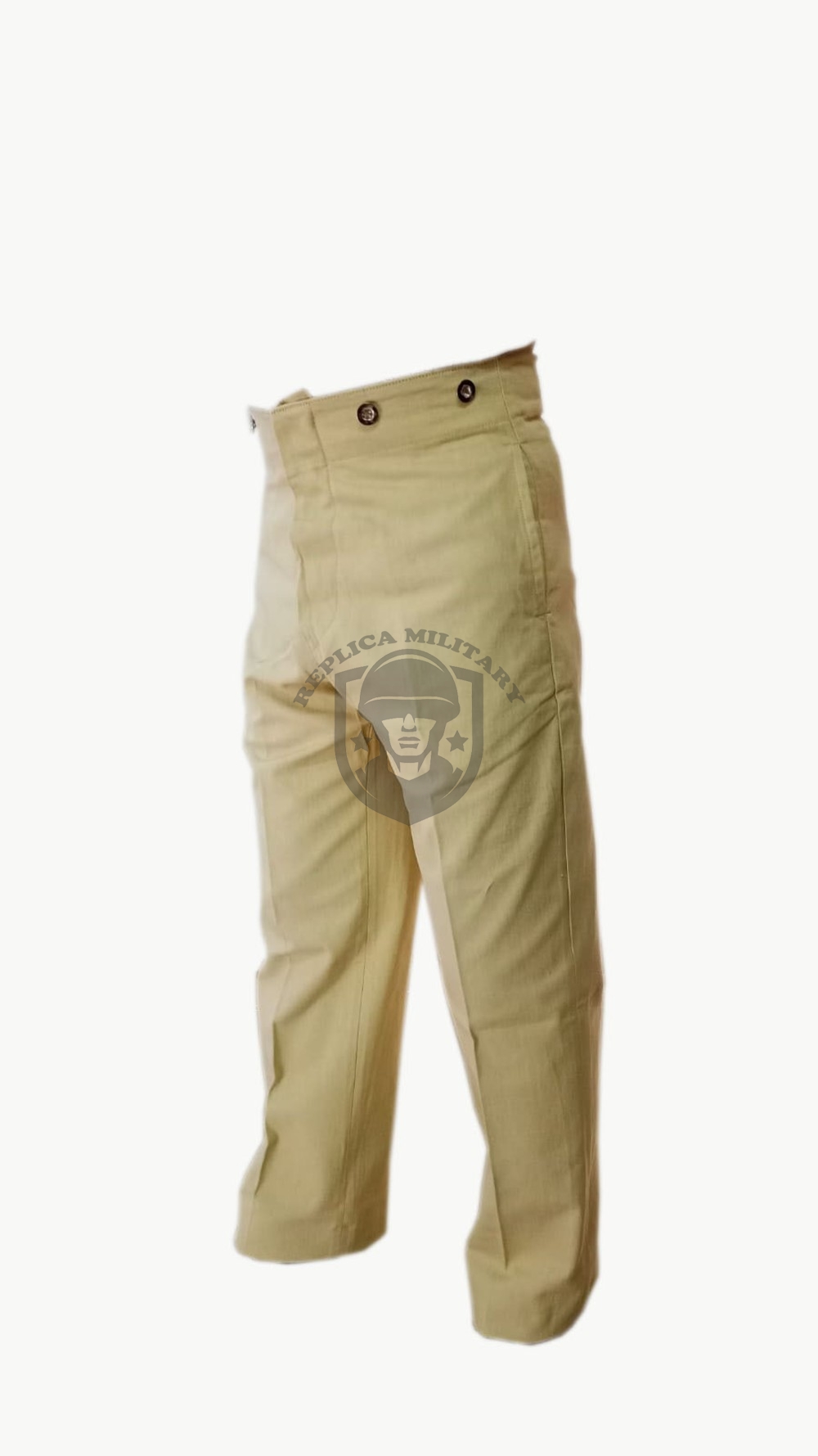 British Boer war Khakhi Cotton Service Trouser (Reproduction) 2 British Boer war Khakhi Cotton Service Trouser (Reproduction) - Image 2