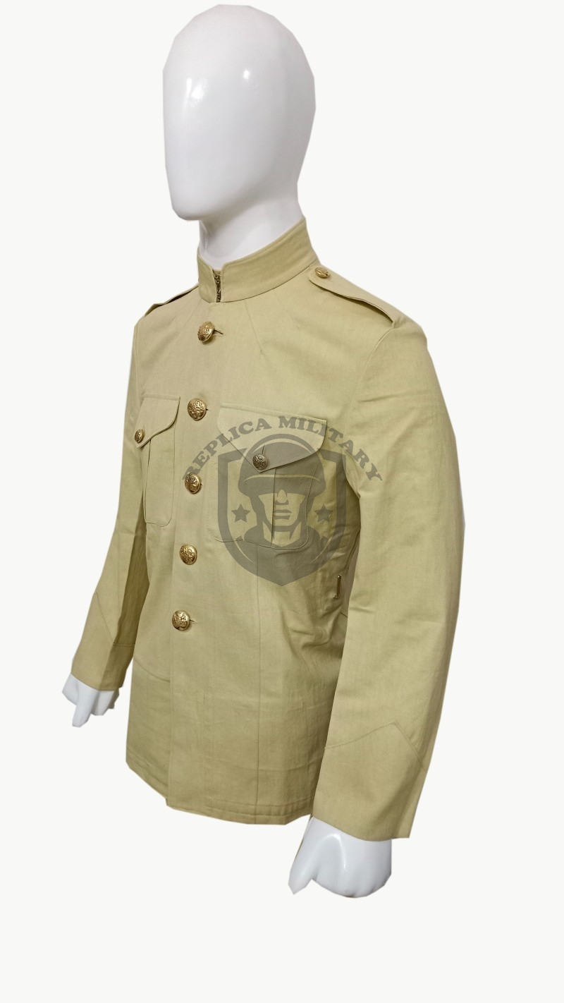 British Boer war Khakhi Cotton Service Tunic (Reproduction) 2 British Boer war Khakhi Cotton Service Tunic (Reproduction) - Image 2