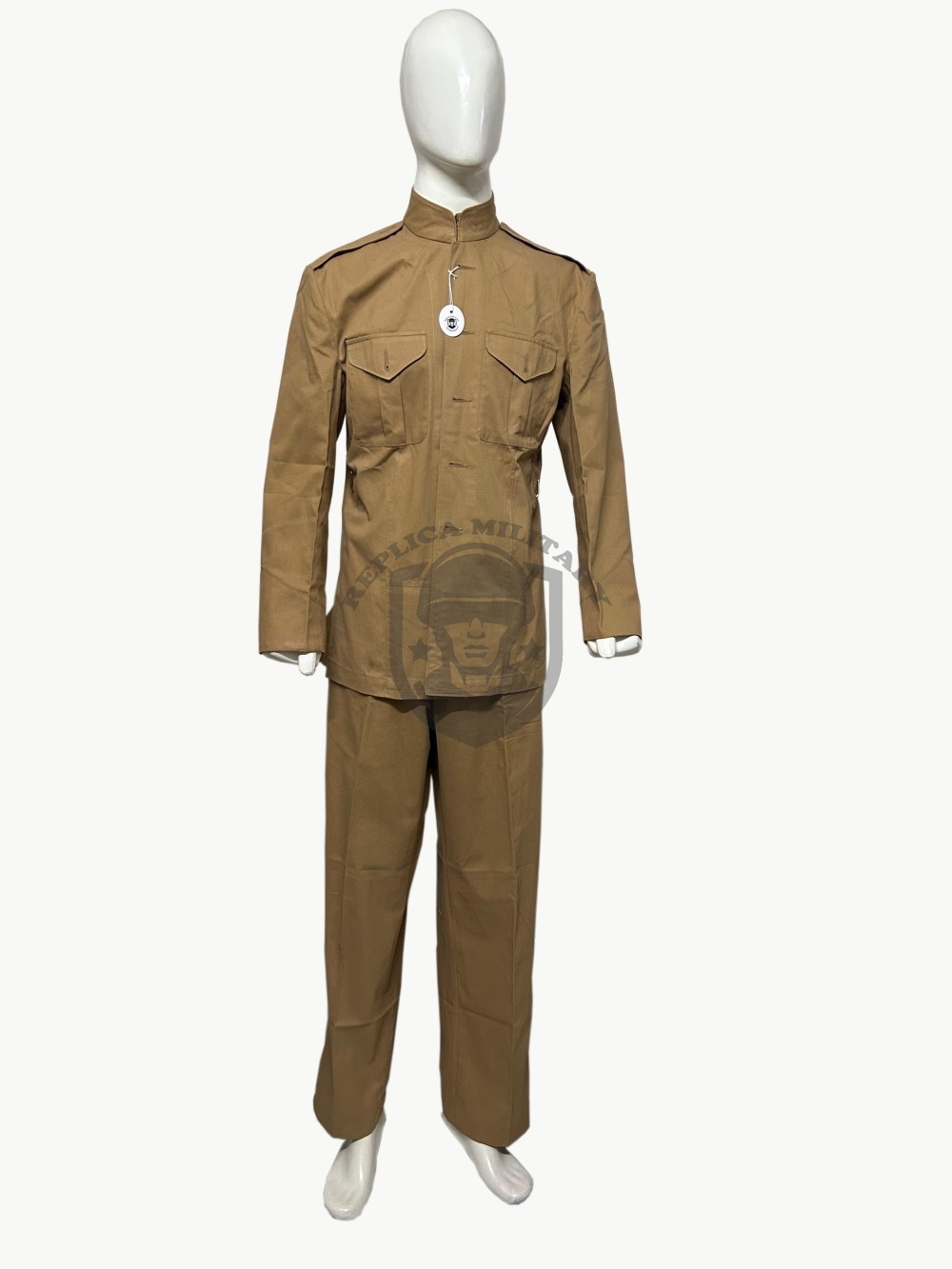 Reproduction Khaki Cotton Service Tunic – British Boer War Era 1 Reproduction Khaki Cotton Service Tunic – British Boer War Era