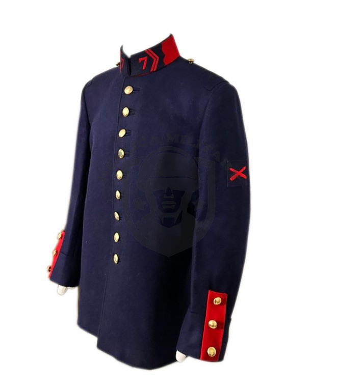 Reproduction WW1 French 1915 Cuirassier-Mitrailleur Tunic 2 Reproduction WW1 French 1915 Cuirassier-Mitrailleur Tunic - Image 2