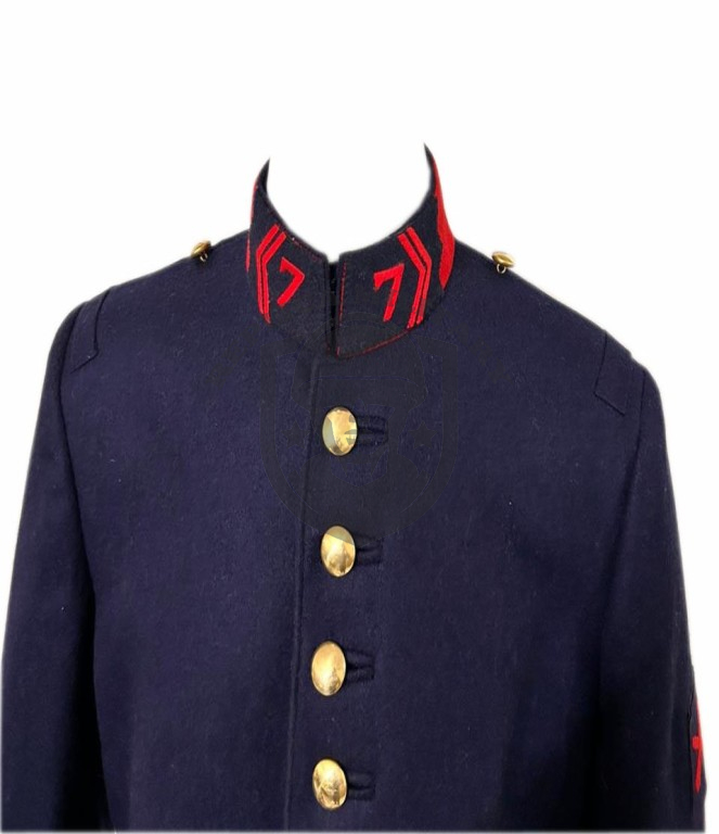 Reproduction WW1 French 1915 Cuirassier-Mitrailleur Tunic 3 Reproduction WW1 French 1915 Cuirassier-Mitrailleur Tunic - Image 3