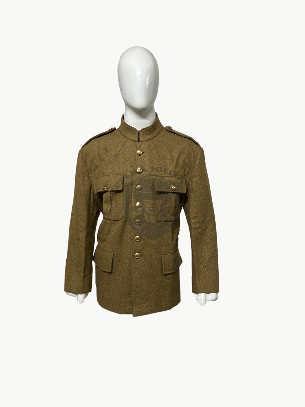 Reproduction WW1 Canadian CEF 7-Button Service Dress Tunic – 26th Battalion 1 Reproduction WW1 Canadian CEF 7-Button Service Dress Tunic – 26th Battalion