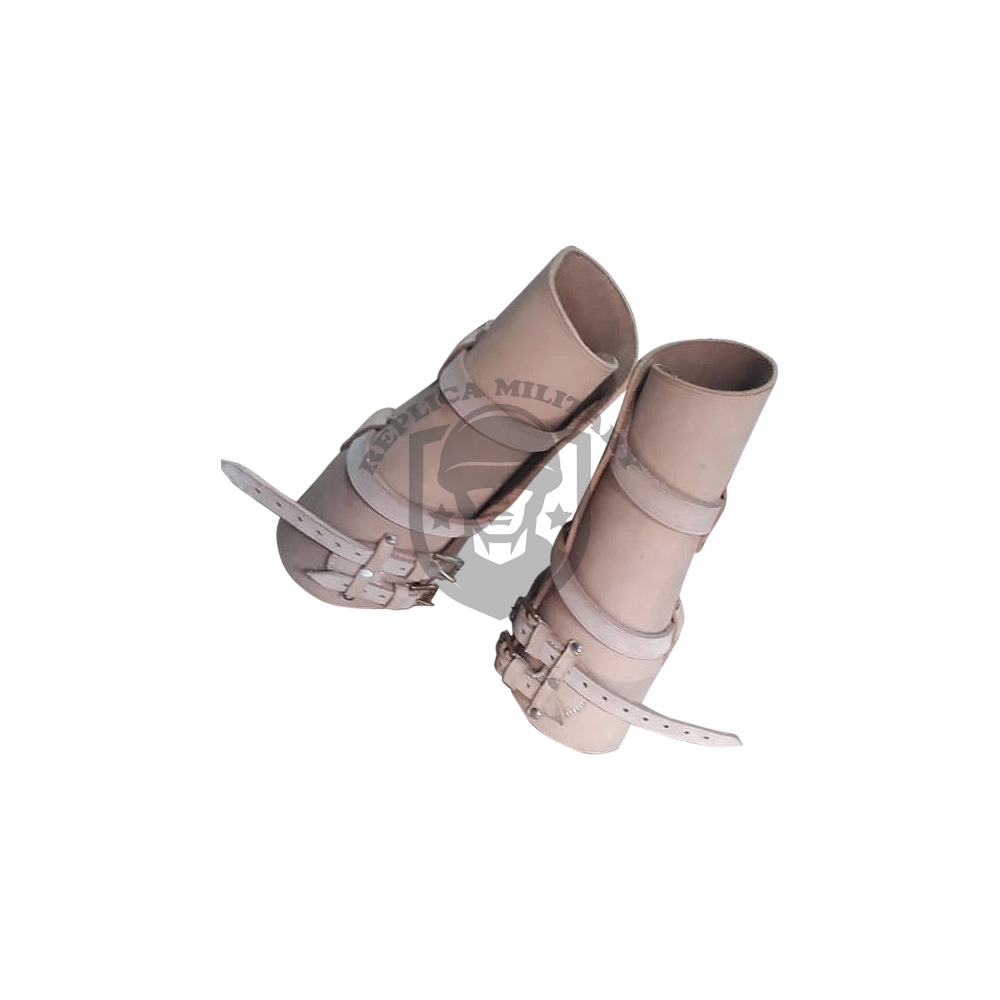 WW1 Australian Leather legging for mounted troops(Reproduction) 6 WW1 Australian Leather legging for mounted troops(Reproduction) - Image 6