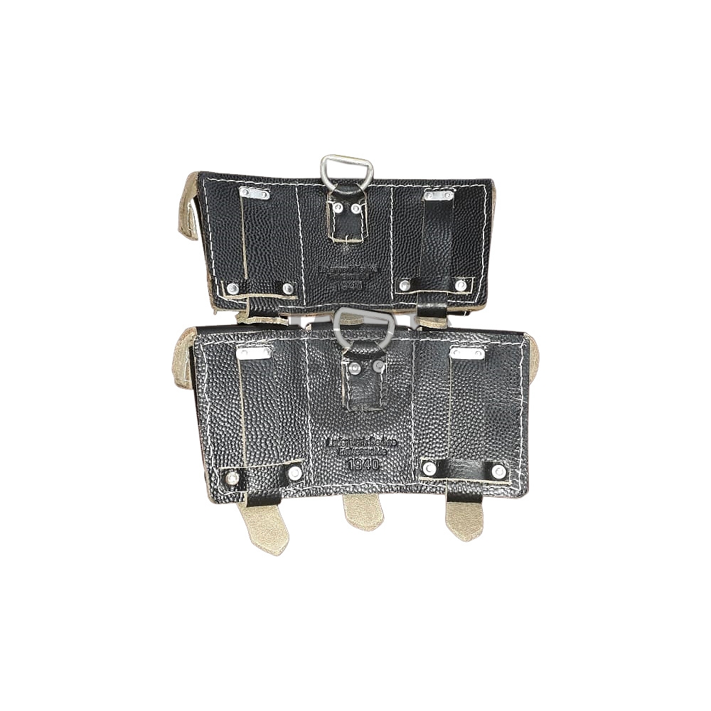 WW1 Imperial German G98/K98 Triple Ammo Pouch 3 WW1 Imperial German G98/K98 Triple Ammo Pouch - Image 3