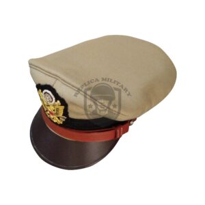 Reproduction WW2 US Officer Khakhi Crusher style cap