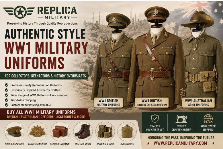 Buy Authentic-Style WW1 Military Uniforms Online from Replica Military 1 Screenshot 2026 06 03 155301