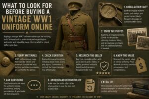 What to Look for Before Buying a Vintage WW1 Uniform Online