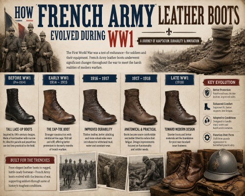 How French Army Leather Boots Evolved During WW1