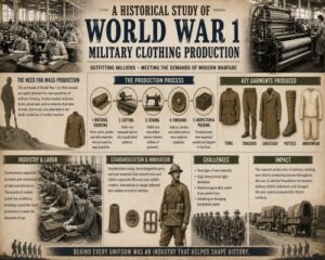 A Historical Study of World War 1 Military Clothing Production