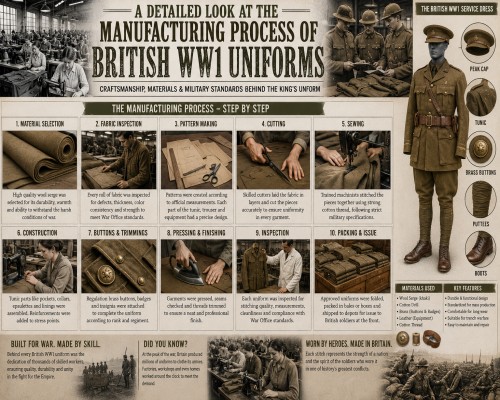 A Detailed Look at the Manufacturing Process of British WW1 Uniforms