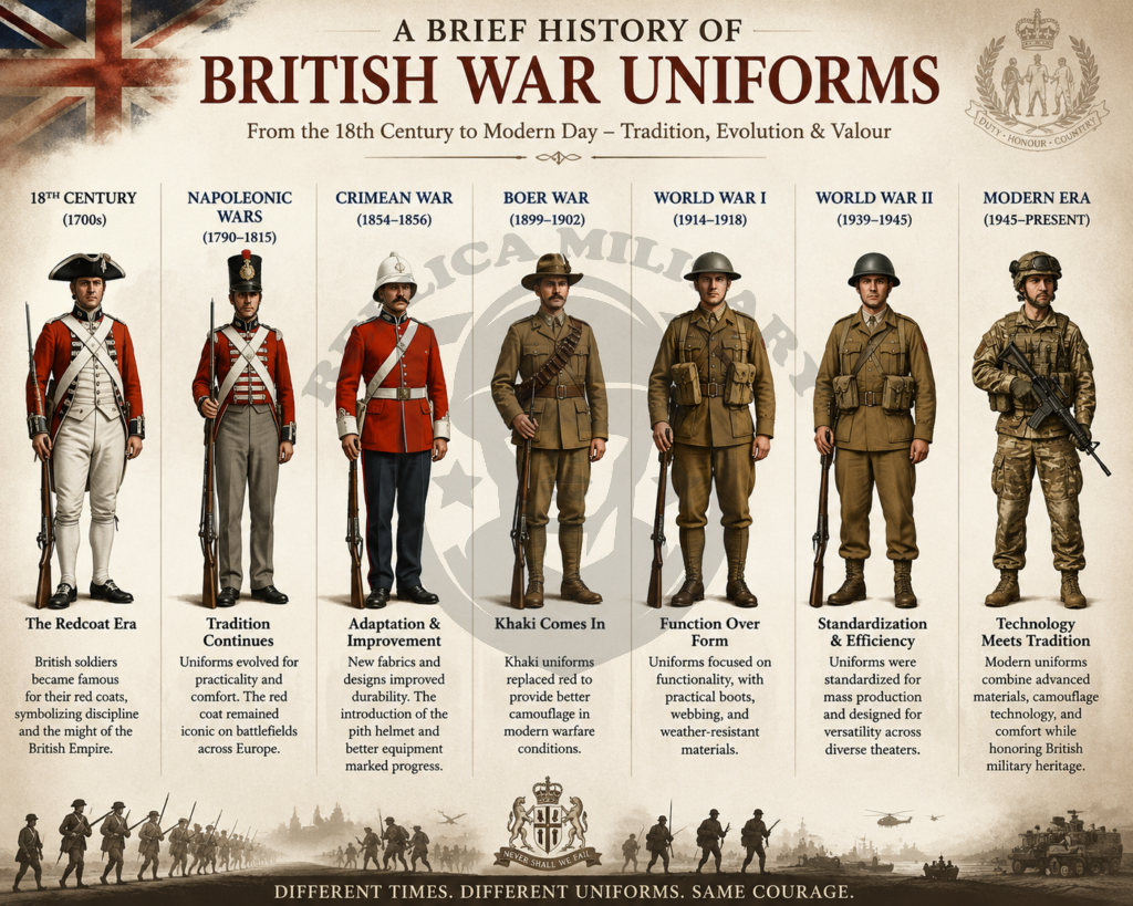 A Brief History of British War Uniforms