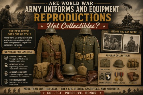 Are World War Army Uniforms and Equipment Reproductions