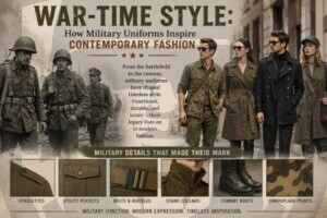 War-Time Style: How Military Uniforms Inspire Contemporary Fashion