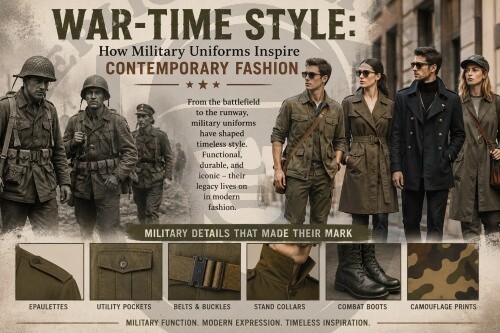 War-Time Style: How Military Uniforms Inspire Contemporary Fashion