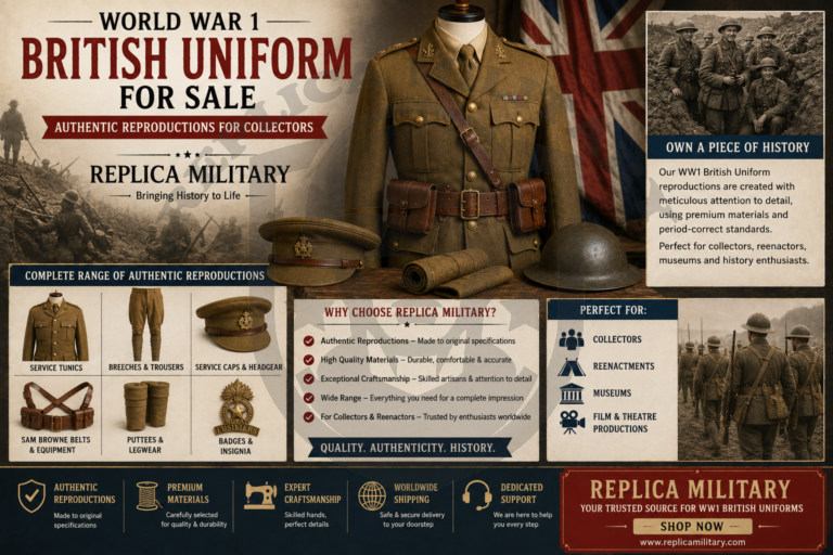 World War 1 British Uniform for Sale: Authentic Reproductions for Collectors