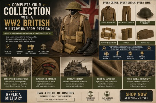 Complete Your Collection with a WW2 British Military Uniform Replica