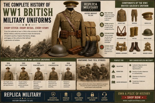 The Complete History of WW1 British Military Uniforms