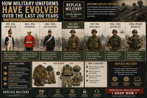 How Military Uniforms Have Evolved Over the Last 200 Years