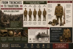 From Trenches to Tradition: The Story of WW1 Military Clothing in the UK