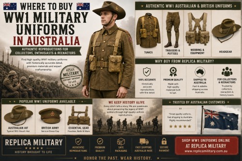 Where to Buy WW1 Military Uniforms in Australia