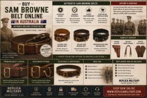 Buy Sam Browne Belt Online in Australia – Authentic Military Officer Belts
