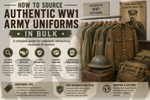 How to Source Authentic WW1 Army Uniforms in Bulk