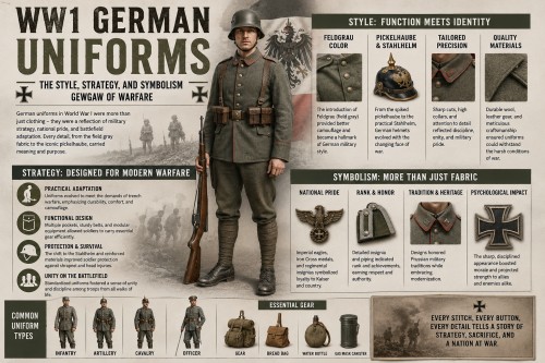 WW1 German Uniforms: The Style, Strategy, and Symbolism gewgaw of warfare