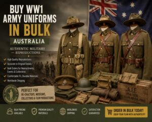 Buy WW1 Army Uniforms in Bulk Australia | Authentic Military Reproductions
