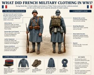 What Did French military clothing WW1?