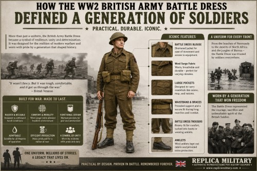 How the WW2 British Army battle dress Defined a Generation of Soldiers