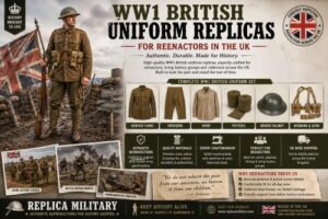 WW1 British Uniform Replicas for Reenactors in the UK