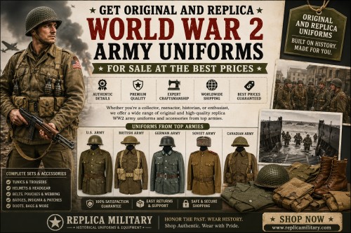 Get Original And Replica World War 2 Army Uniforms For Sale At The Best Prices