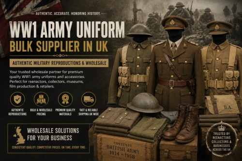 WW1 Army Uniform Bulk Supplier in UK | Authentic Military Reproductions & Wholesale