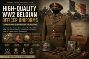 High-Quality WW2 Belgian Officer Uniforms: Authentic Replicas for Collectors and Reenactors