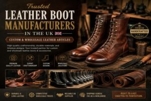 Trusted Leather Boot Manufacturers in the UK | Custom & Wholesale Leather Articles