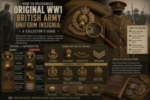How to Recognize Original WW1 British Army Uniform Insignia: A Collector’s Guide