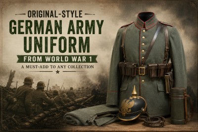 Original-Style German Army Uniform from World War 1: A Must-Add to Any Collection