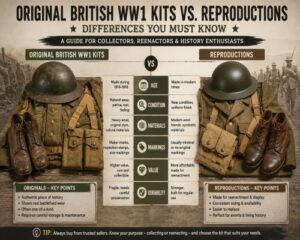 Original British WW1 Kits vs. Reproductions: Differences you must Know