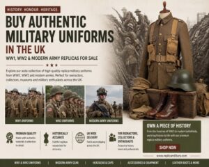 Buy Authentic Military Uniforms in the UK | WW1, WW2 & Modern Army Replicas for Sale