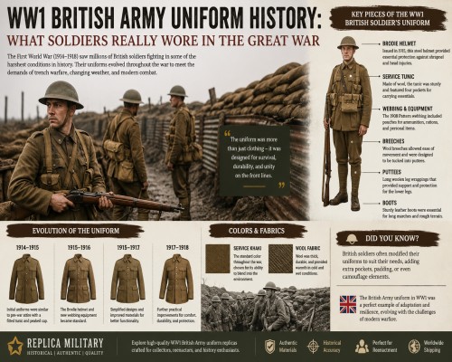 WW1 British Army Uniform History: What Soldiers Really Wore in the Great War