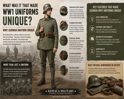 What was it that made WW1 Uniforms Unique? WW1 German Uniform Unique